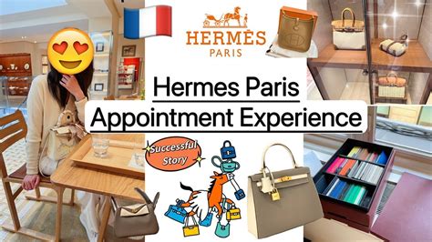 hermes paris hours operation|hermes appointment system.